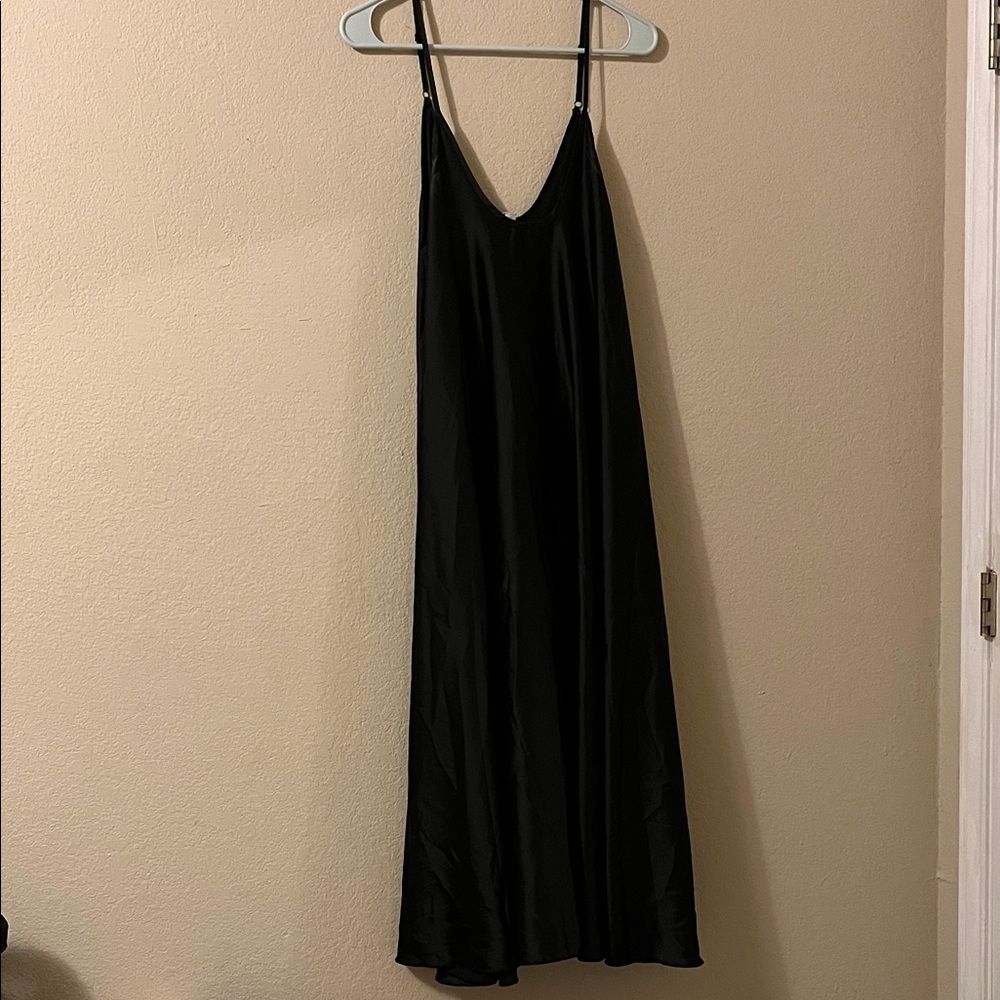 Silk & Salt One Size Black Nightgown or Dress